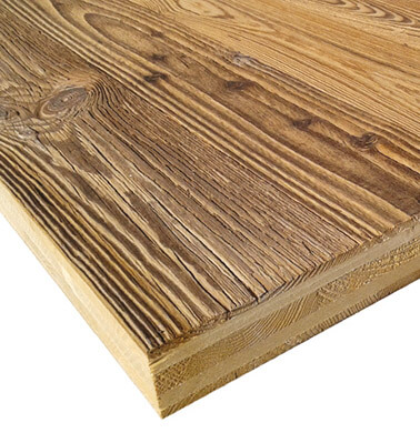 Panneau de porte vieux bois brûlé soleil